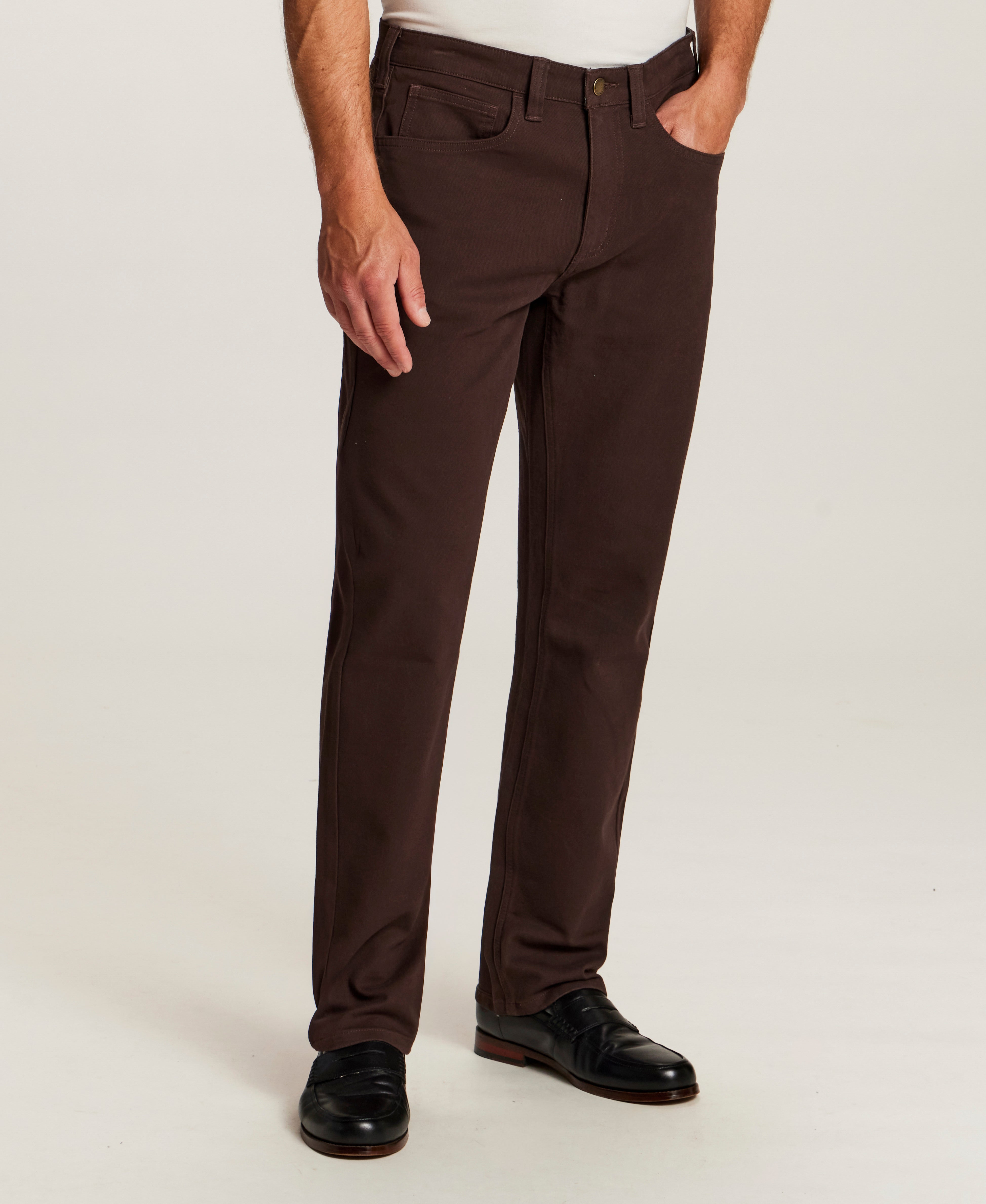 Moleskin Five-Pocket Pants in Brown