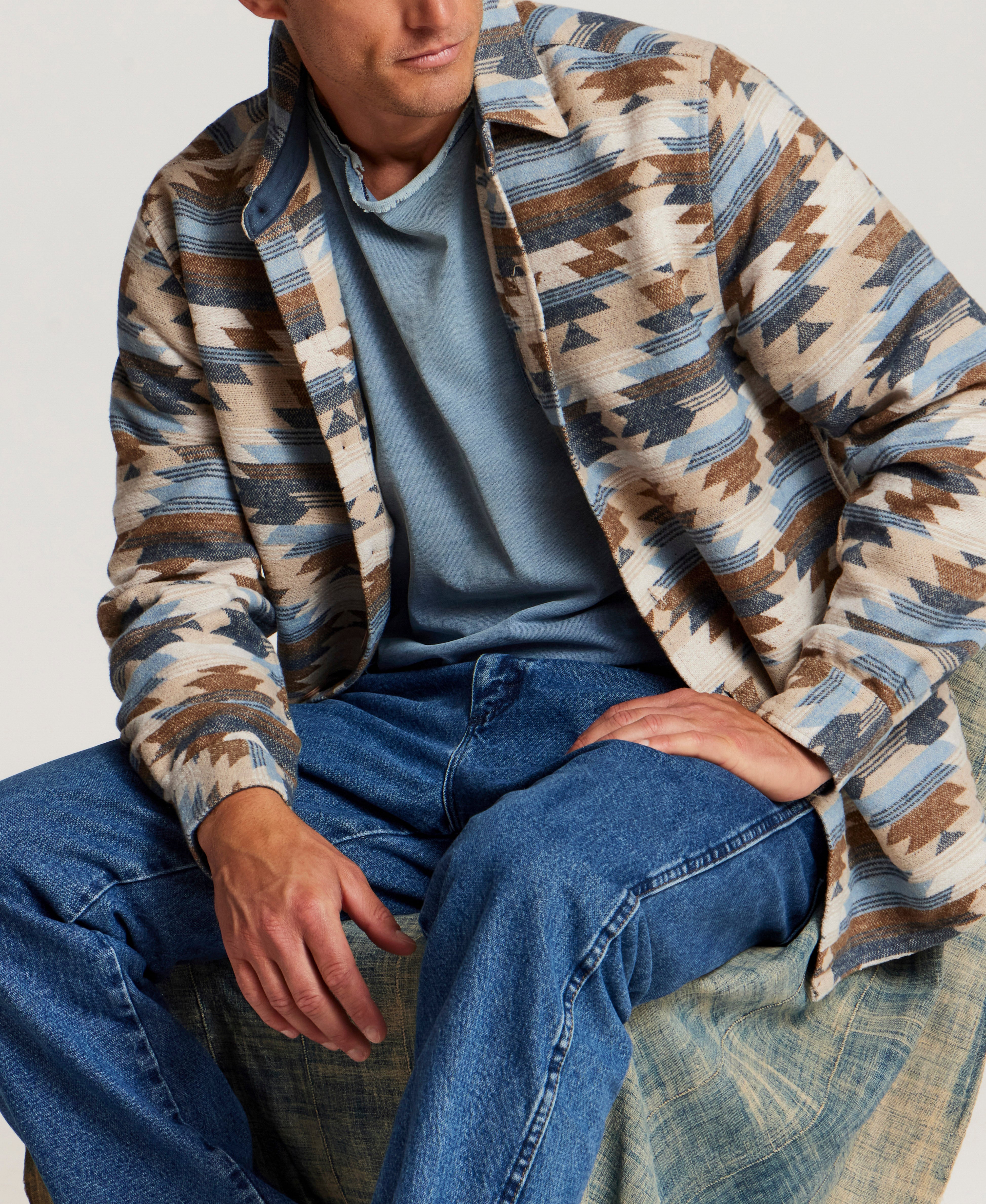 The Mesa Shirt Jacket in Tan