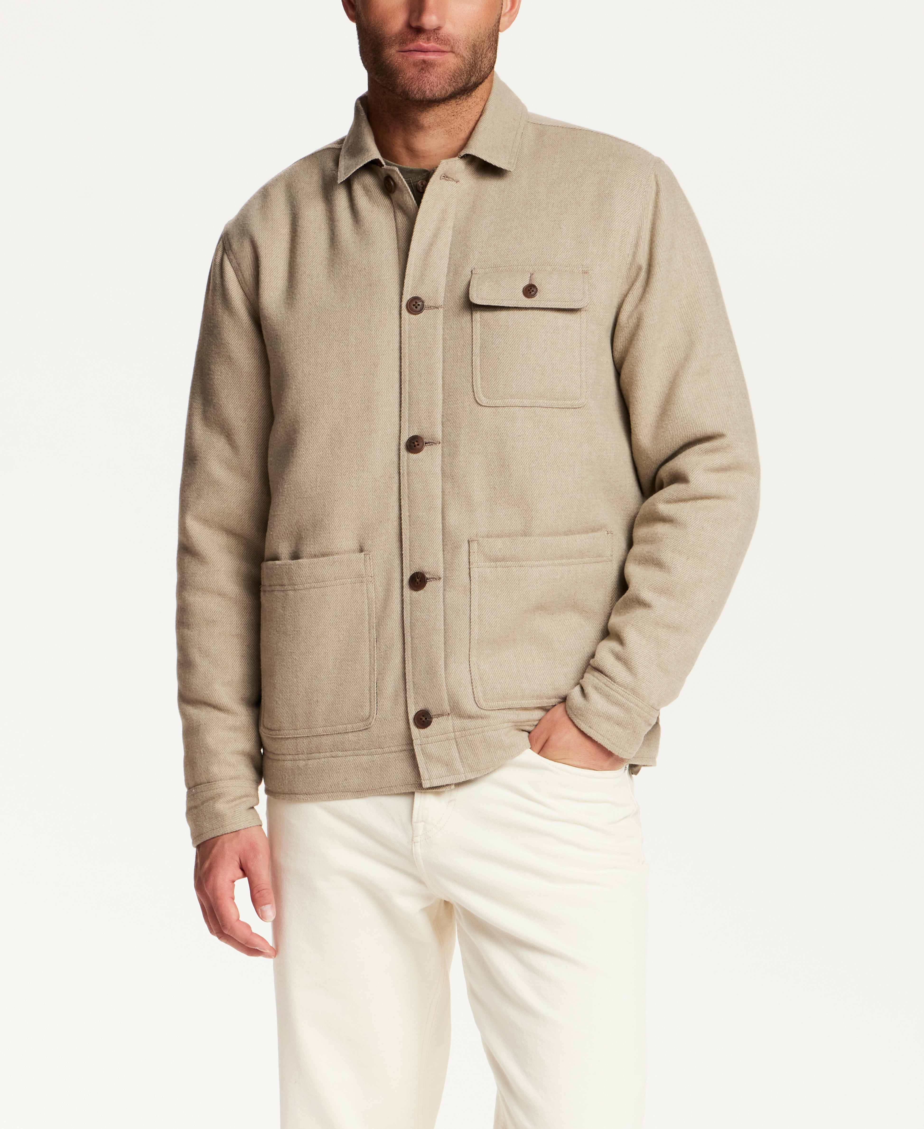 The Workshop Jacket in Abbey Stone