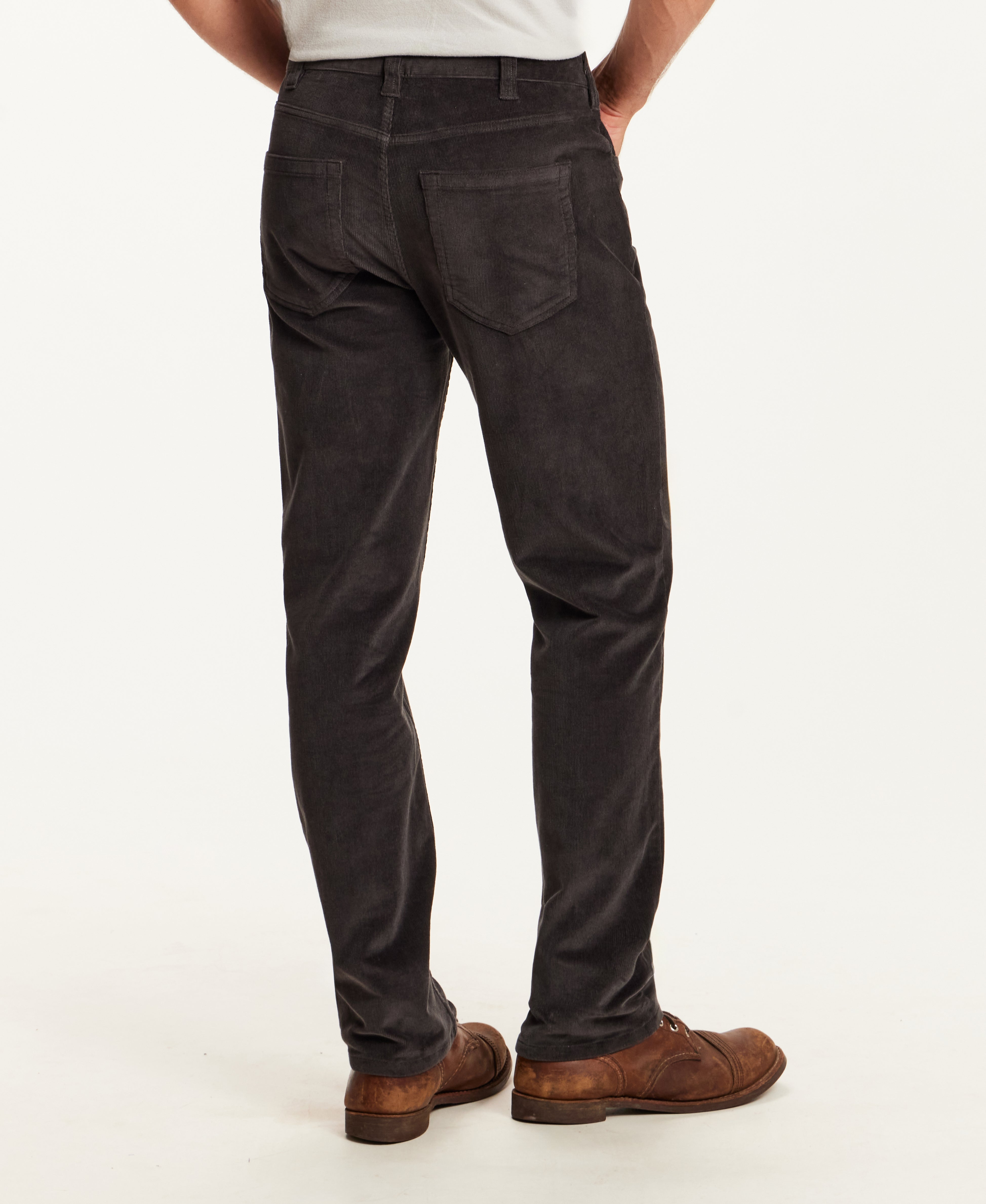 SUPERFINE CORD PANTS in FORGED IRON (F2670641WV)