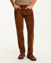 SUPERFINE CORD PANTS in SPANISH BROWN (F2670641WV)