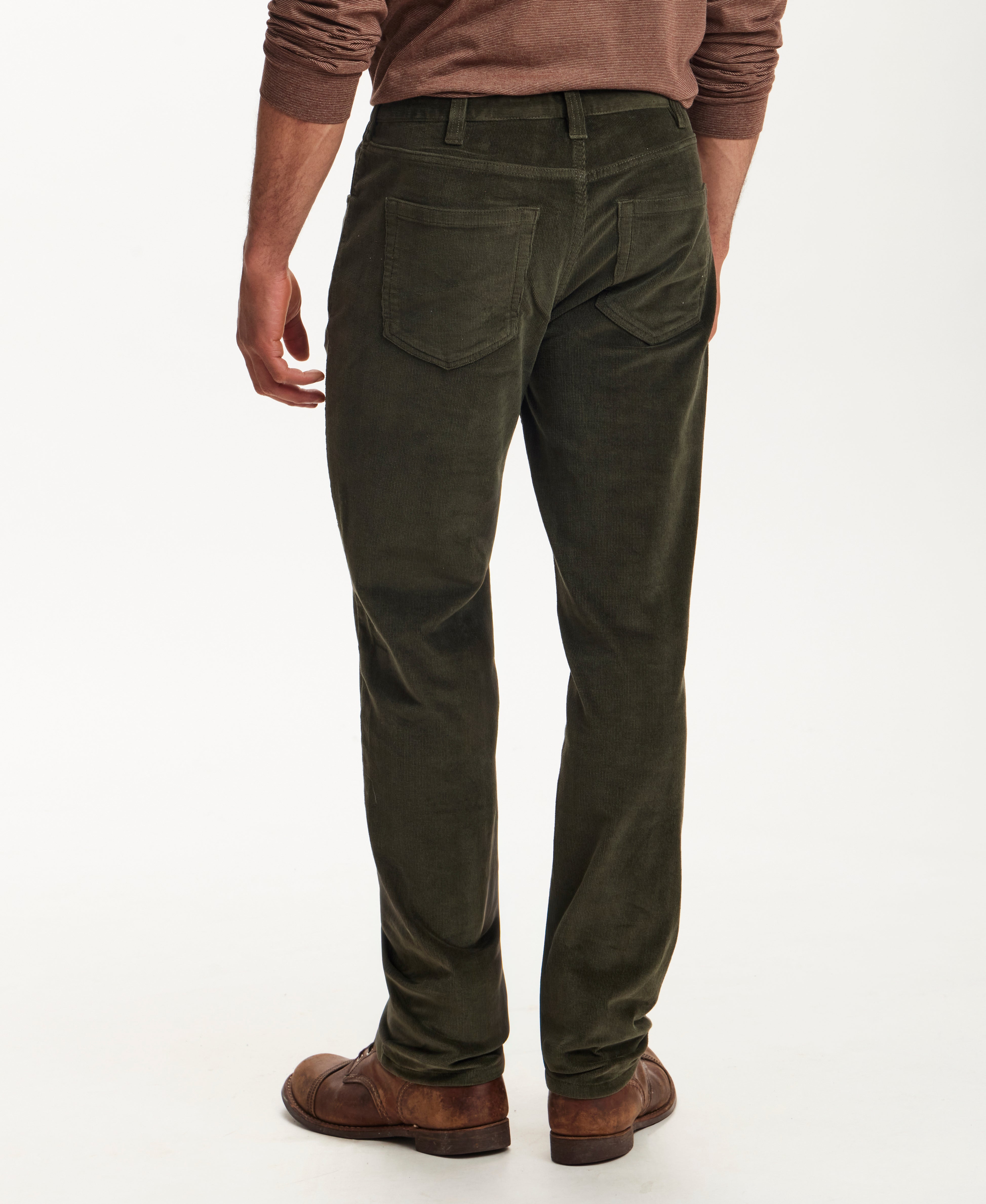 SUPERFINE CORD PANTS in FOREST NIGHT (F2670641WV)