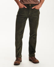 SUPERFINE CORD PANTS in FOREST NIGHT (F2670641WV)