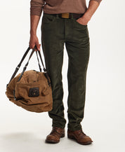 SUPERFINE CORD PANTS in FOREST NIGHT (F2670641WV)