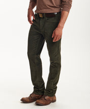 SUPERFINE CORD PANTS in FOREST NIGHT (F2670641WV)
