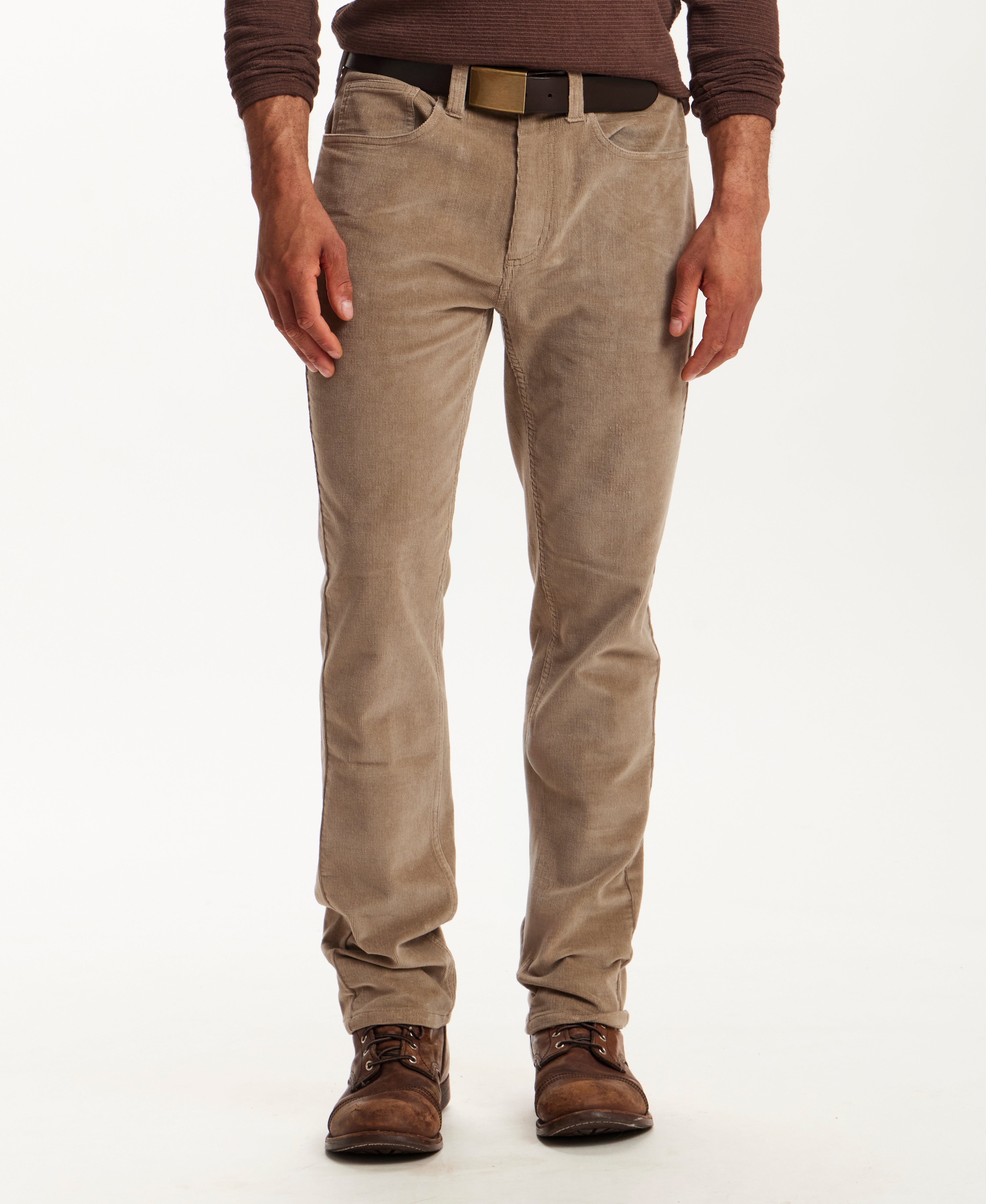 SUPERFINE CORD PANTS in STONE (F2670641WV)