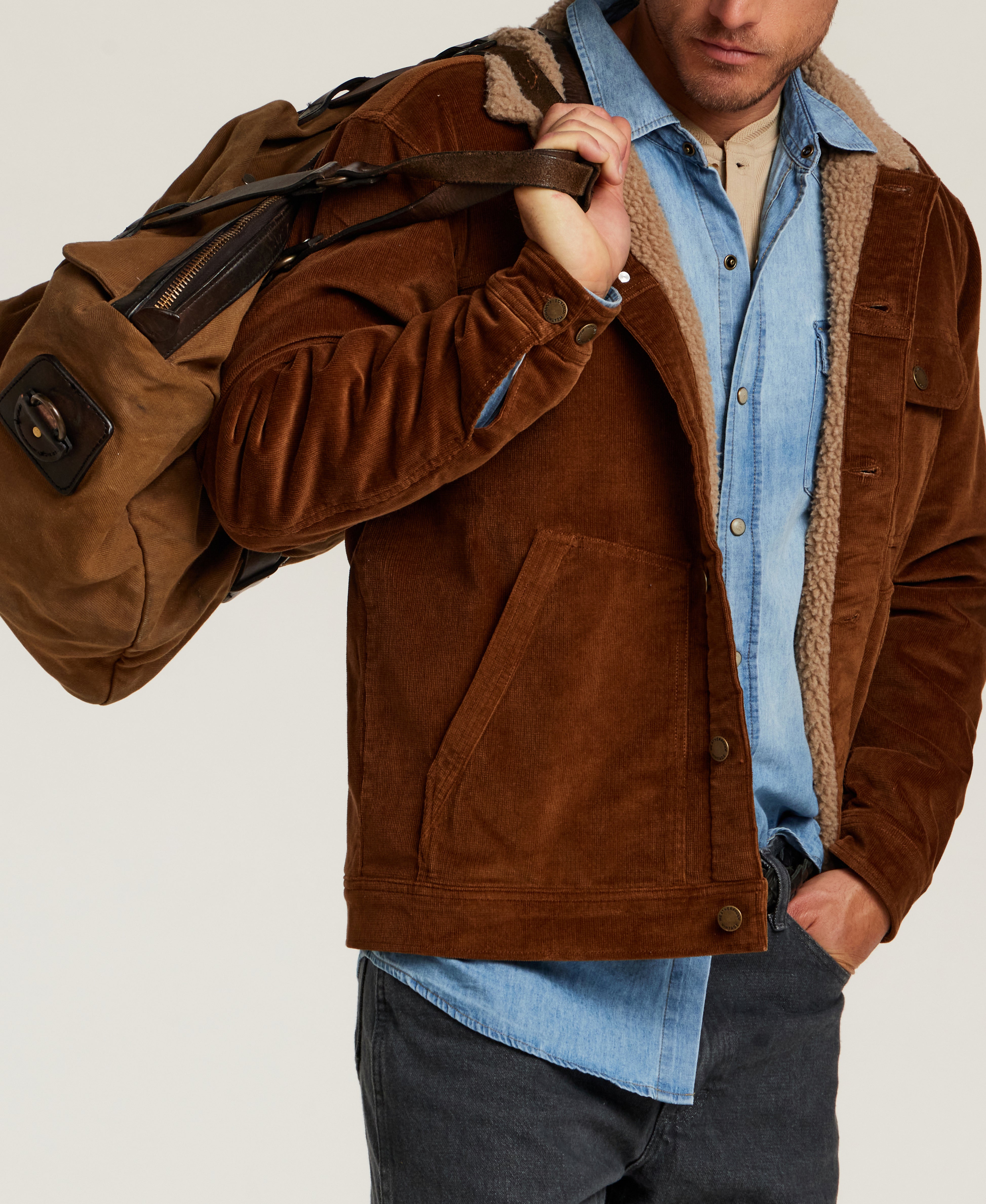 The Cord Rancher Jacket in Spanish Brown