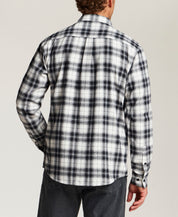 Fireside Holiday Flannel in Black and White