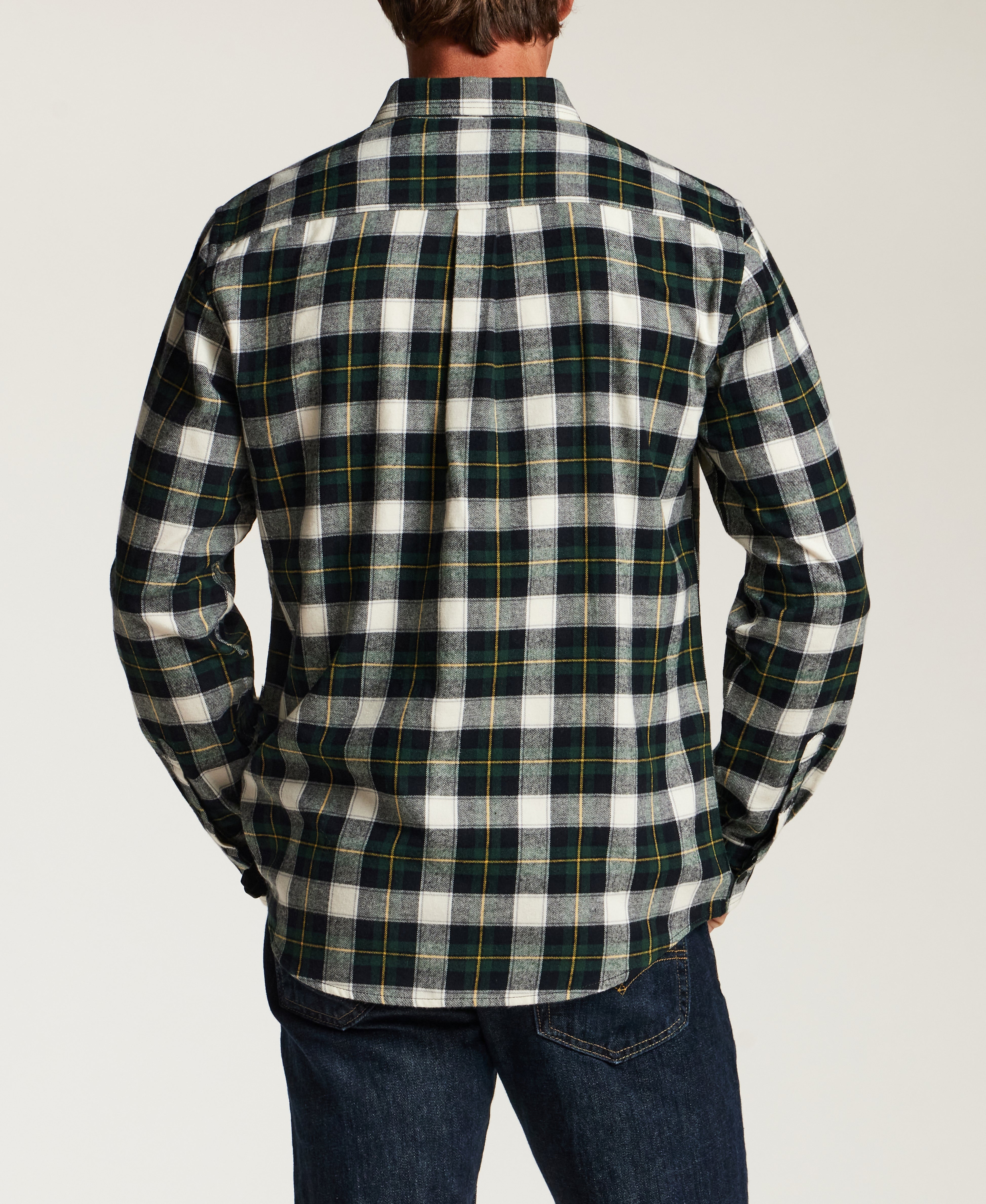 Fireside Holiday Flannel in Dark Spruce