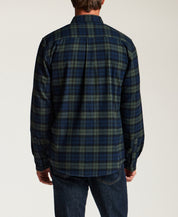 Fireside Holiday Flannel in Deep Forest