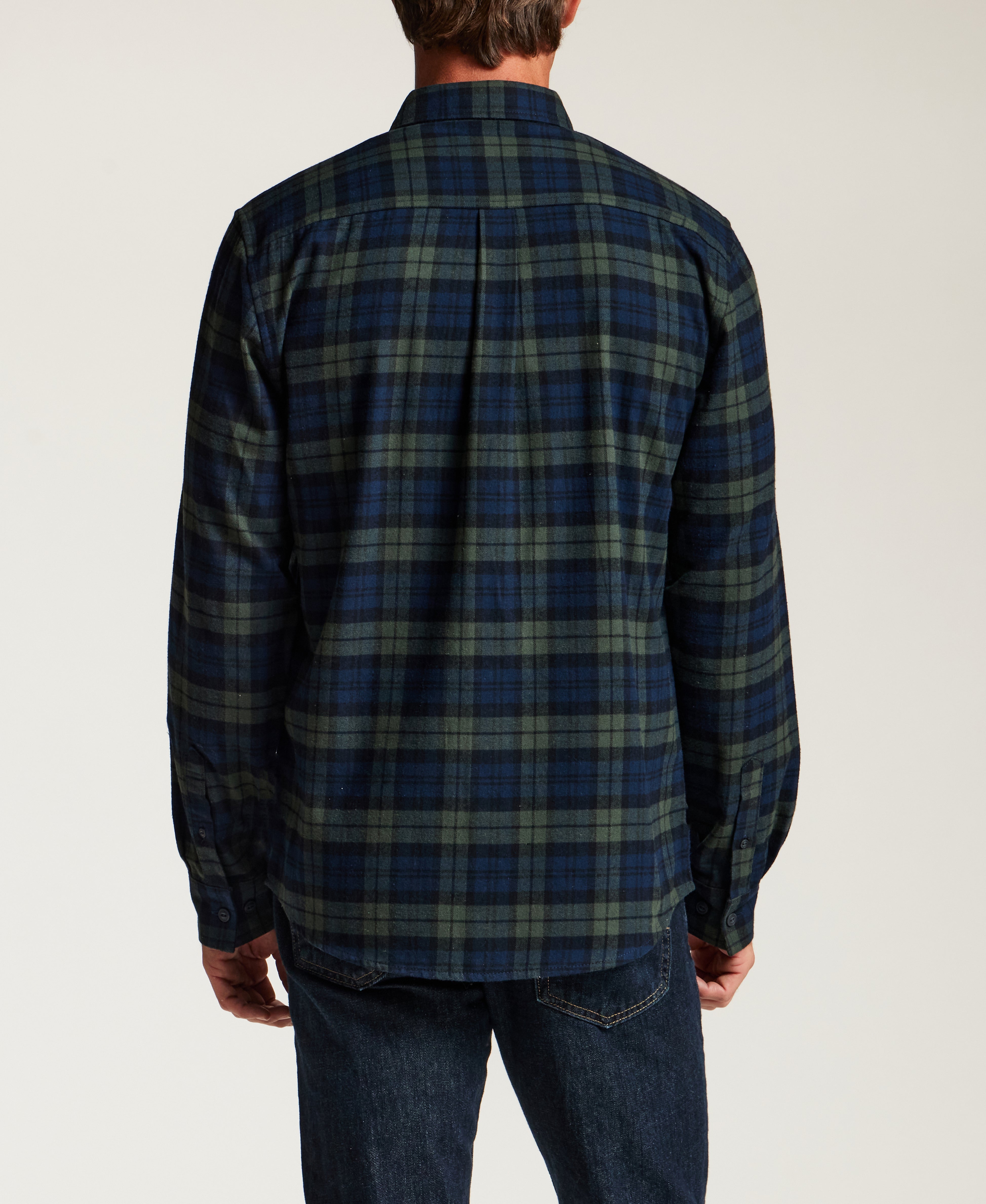 Fireside Holiday Flannel in Deep Forest