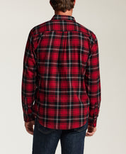 Fireside Holiday Flannel in Tango Red