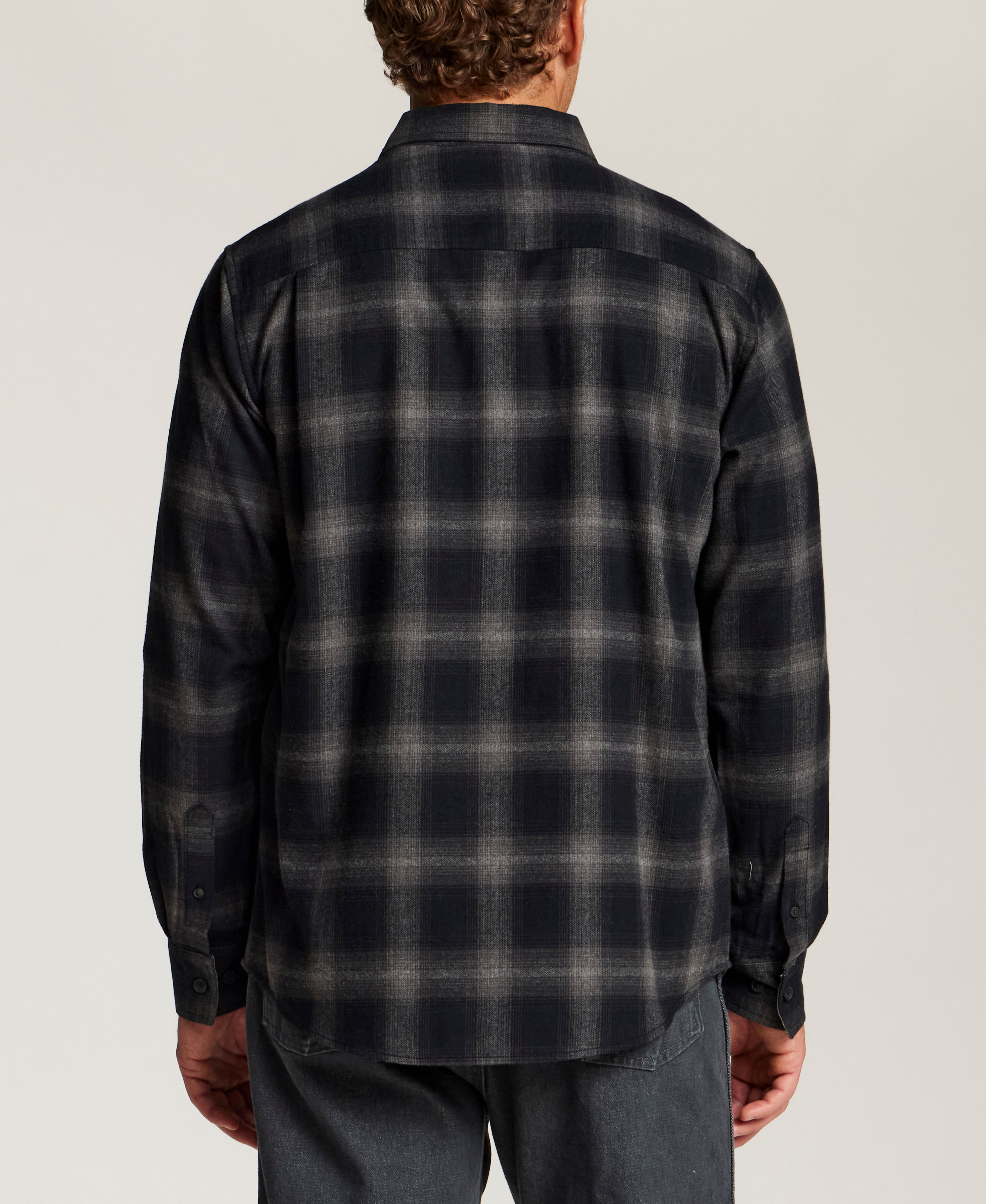 The Everyday Flannel in Black Onyx