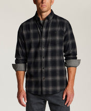 The Everyday Flannel in Black Onyx