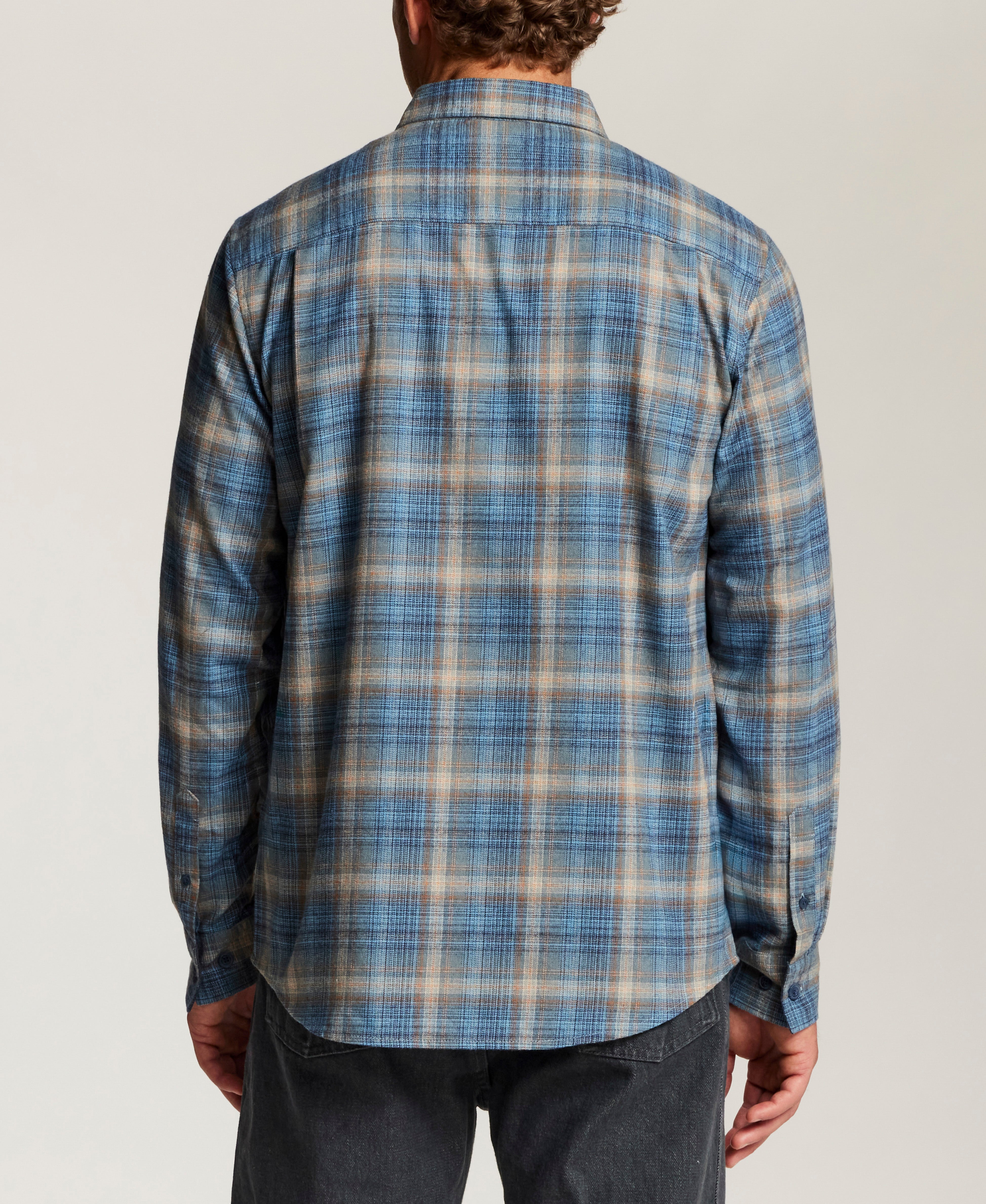 The Everyday Flannel in Blue Ashes