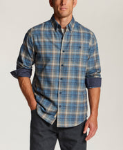 The Everyday Flannel in Blue Ashes