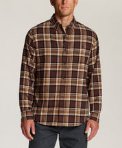 The Everyday Flannel in Brown Willow