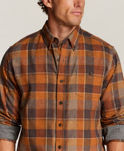 The Everyday Flannel in Caramel Gold