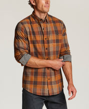 The Everyday Flannel in Caramel Gold