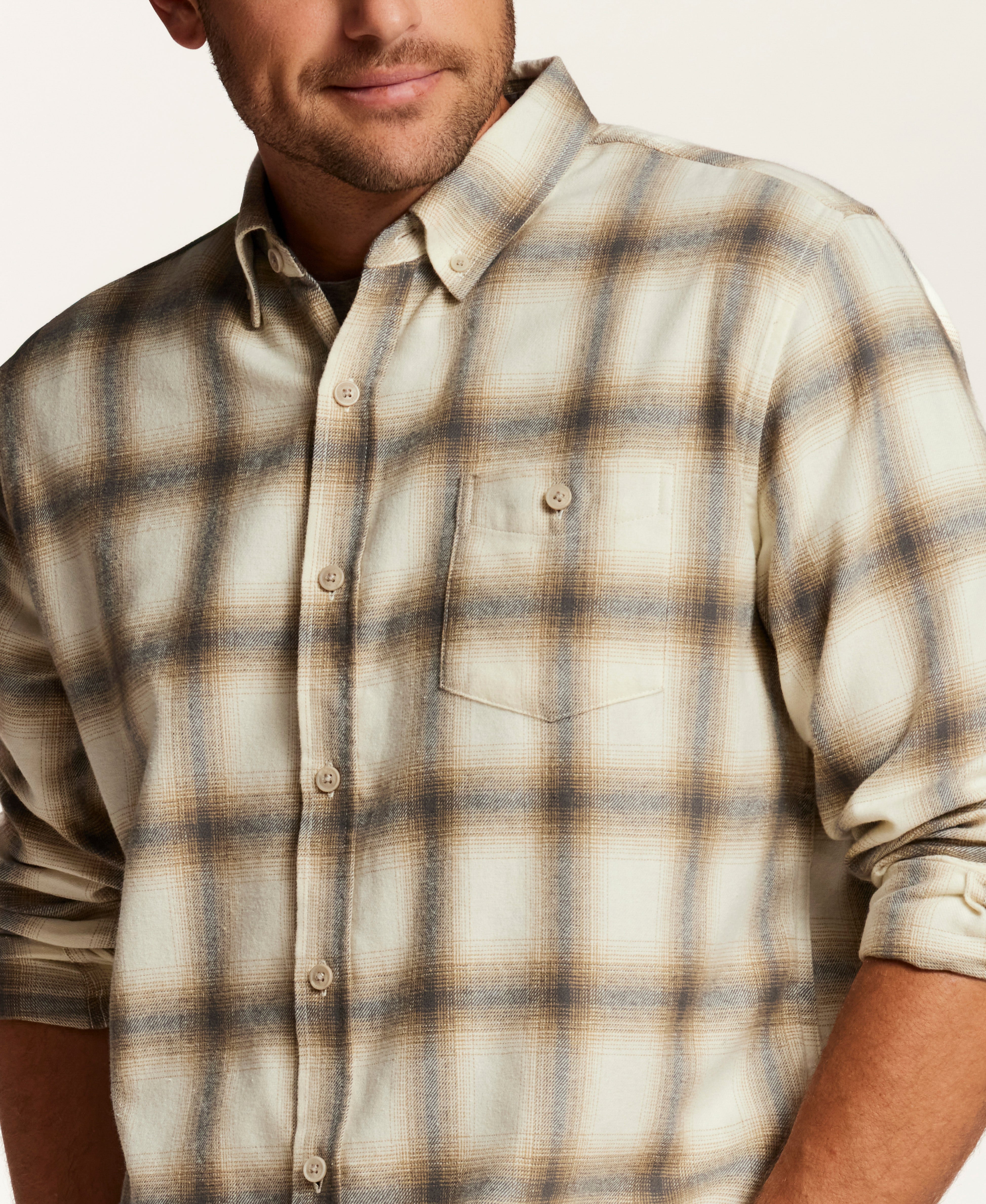 The Everyday Flannel in Cream