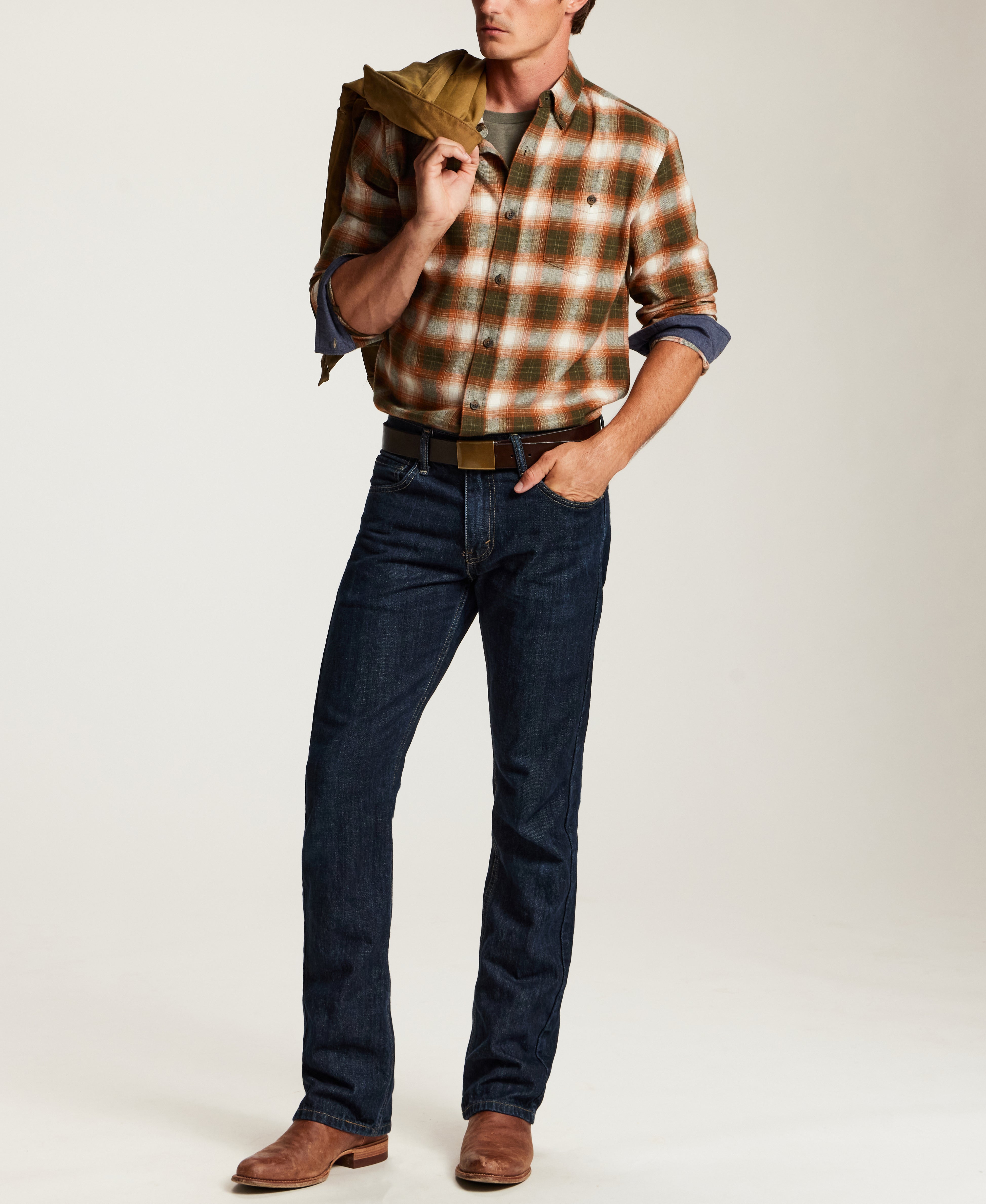 The Everyday Flannel in Dark Sage