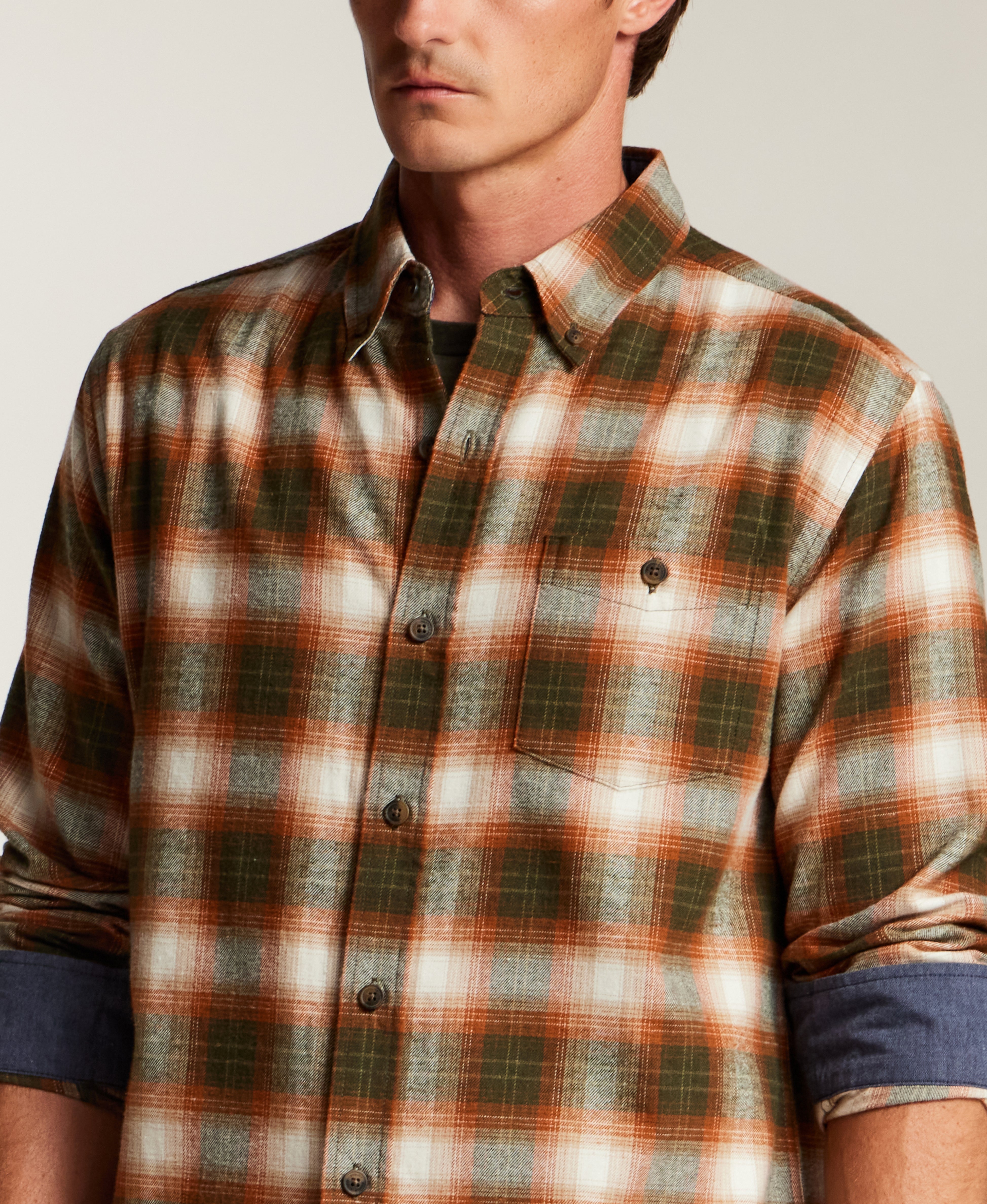 The Everyday Flannel in Dark Sage