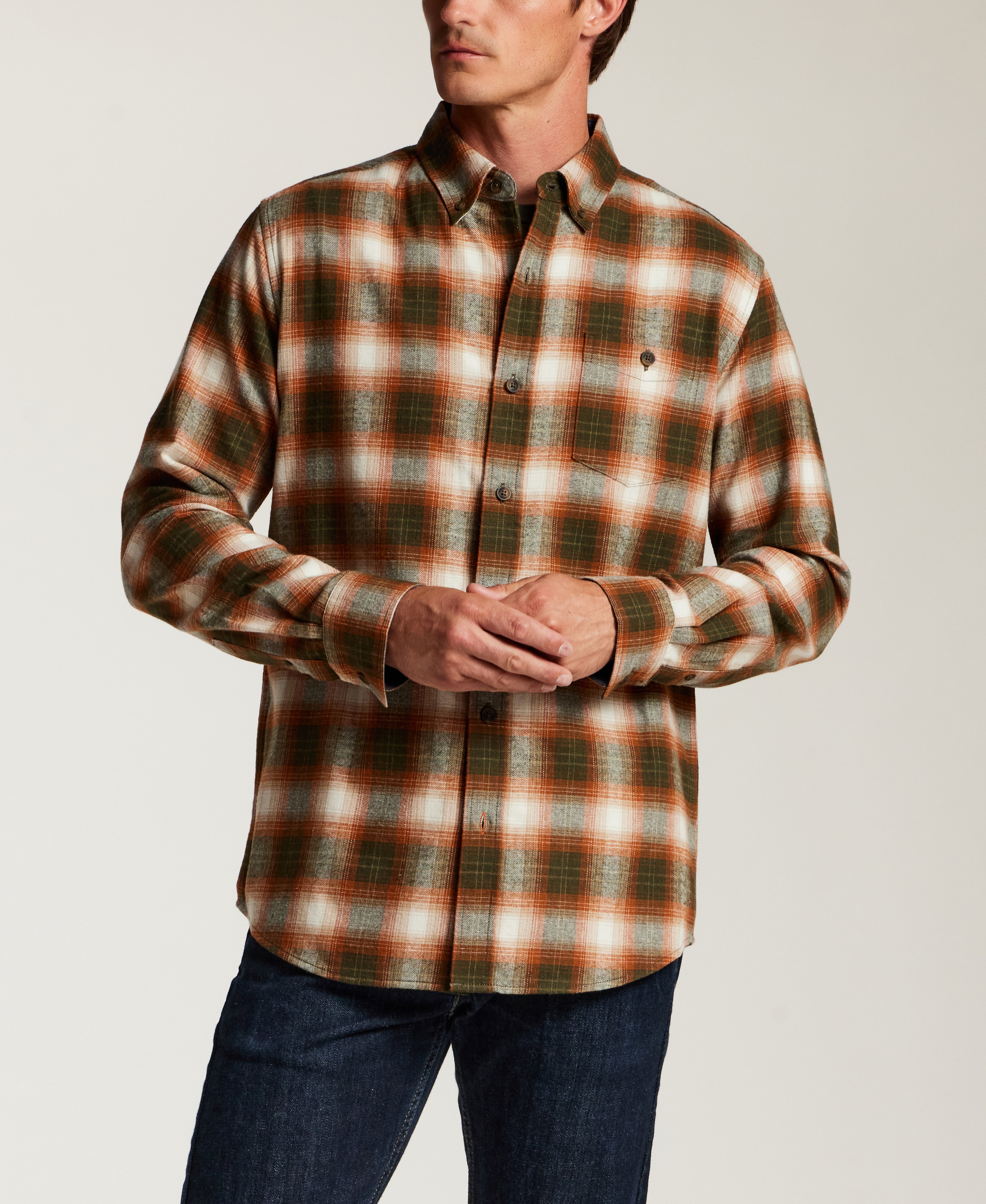 The Everyday Flannel in Dark Sage