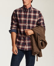 The Everyday Flannel in Fig Port