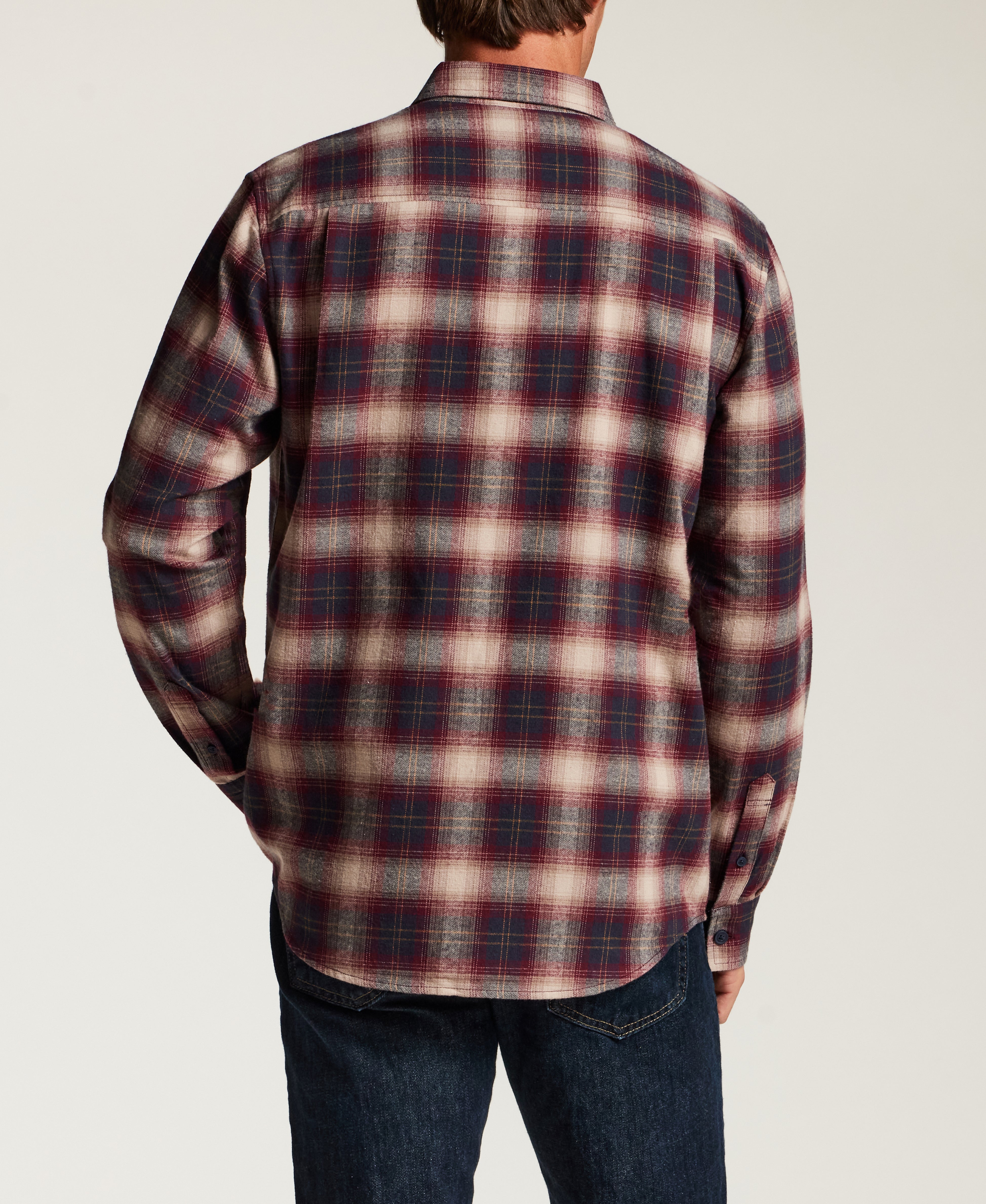The Everyday Flannel in Fig Port