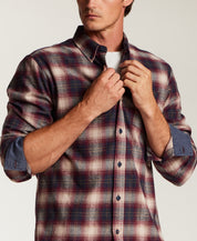 The Everyday Flannel in Fig Port