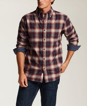 The Everyday Flannel in Fig Port