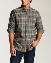 The Everyday Flannel in Gunmetal