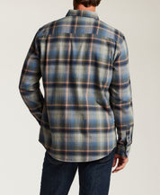 The Everyday Flannel in Moroccan Blue