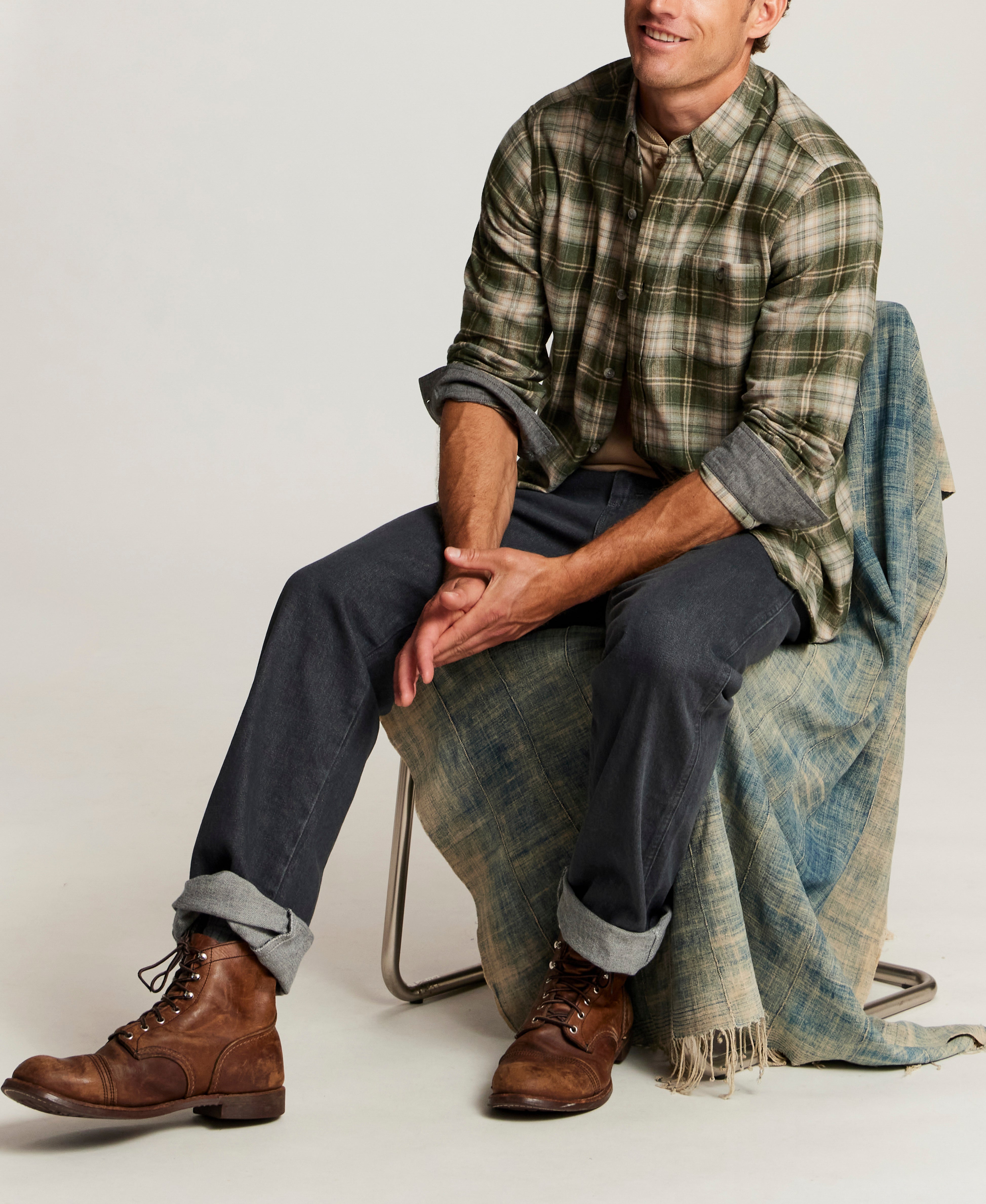 The Everyday Flannel in Rosin