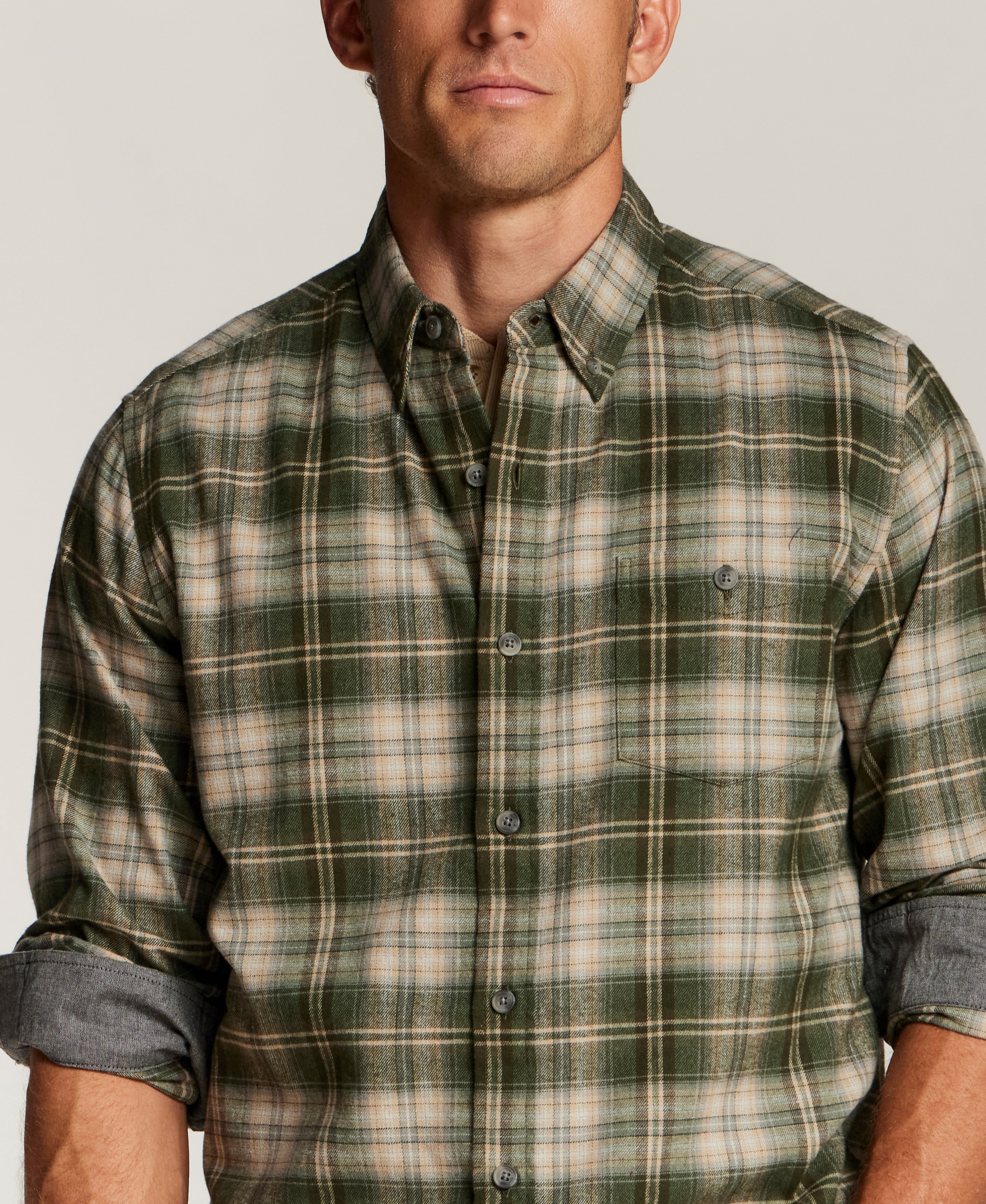 The Everyday Flannel in Rosin