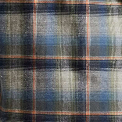 The Everyday Flannel in Moroccan Blue
