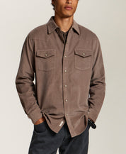 Western Corduroy Snap Shirt in Mountain Trail