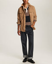 Western Corduroy Snap Shirt in Tan