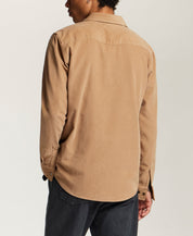 Western Corduroy Snap Shirt in Tan