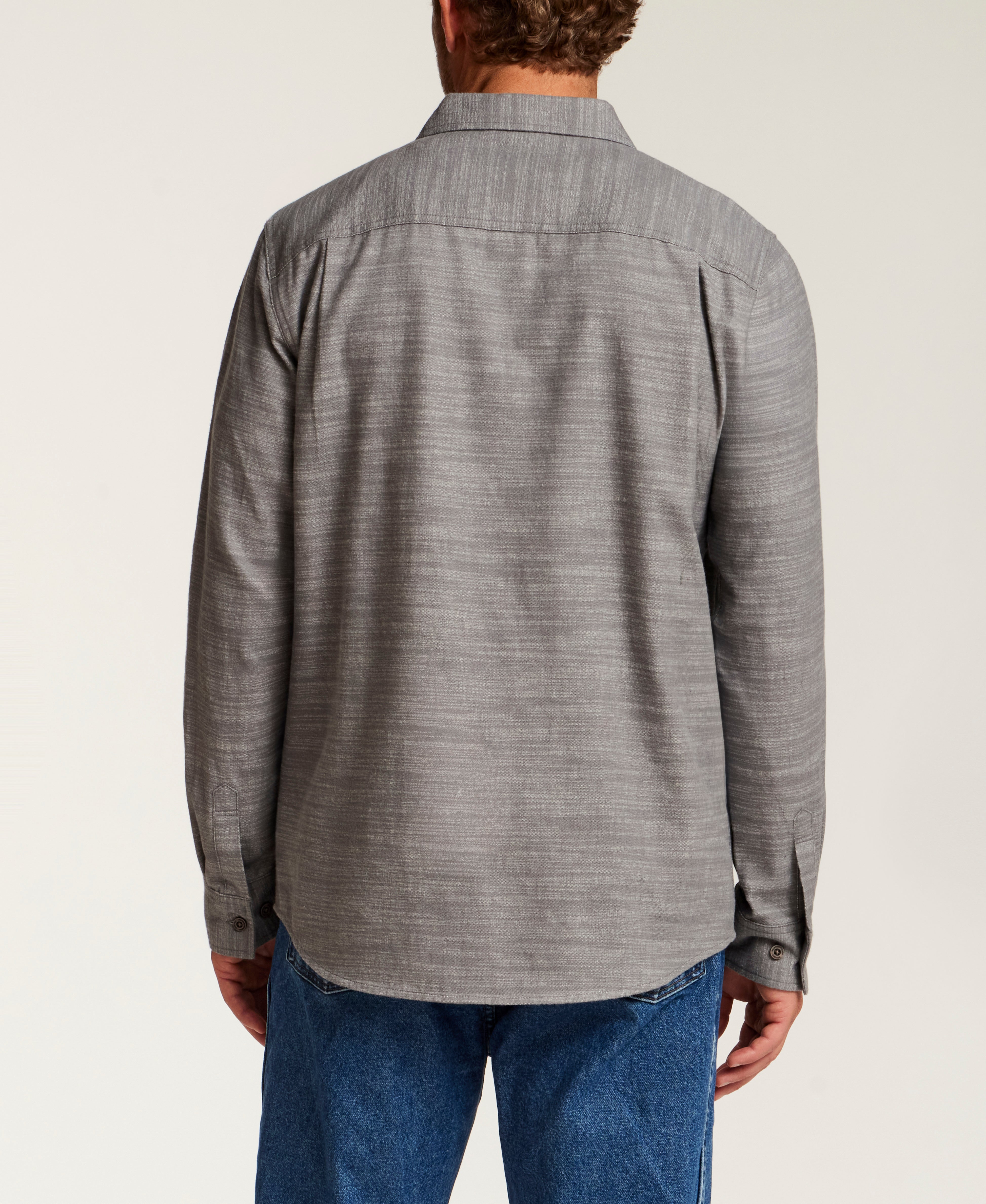 PEACH SLUB SOLID in GUNMETAL (F2685866WV)