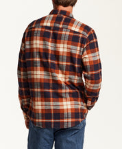 SLUB FLANNEL PLAID in GINGERBREAD (F2685929WV)