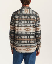 The Mesa Jacquard Overshirt in Raven