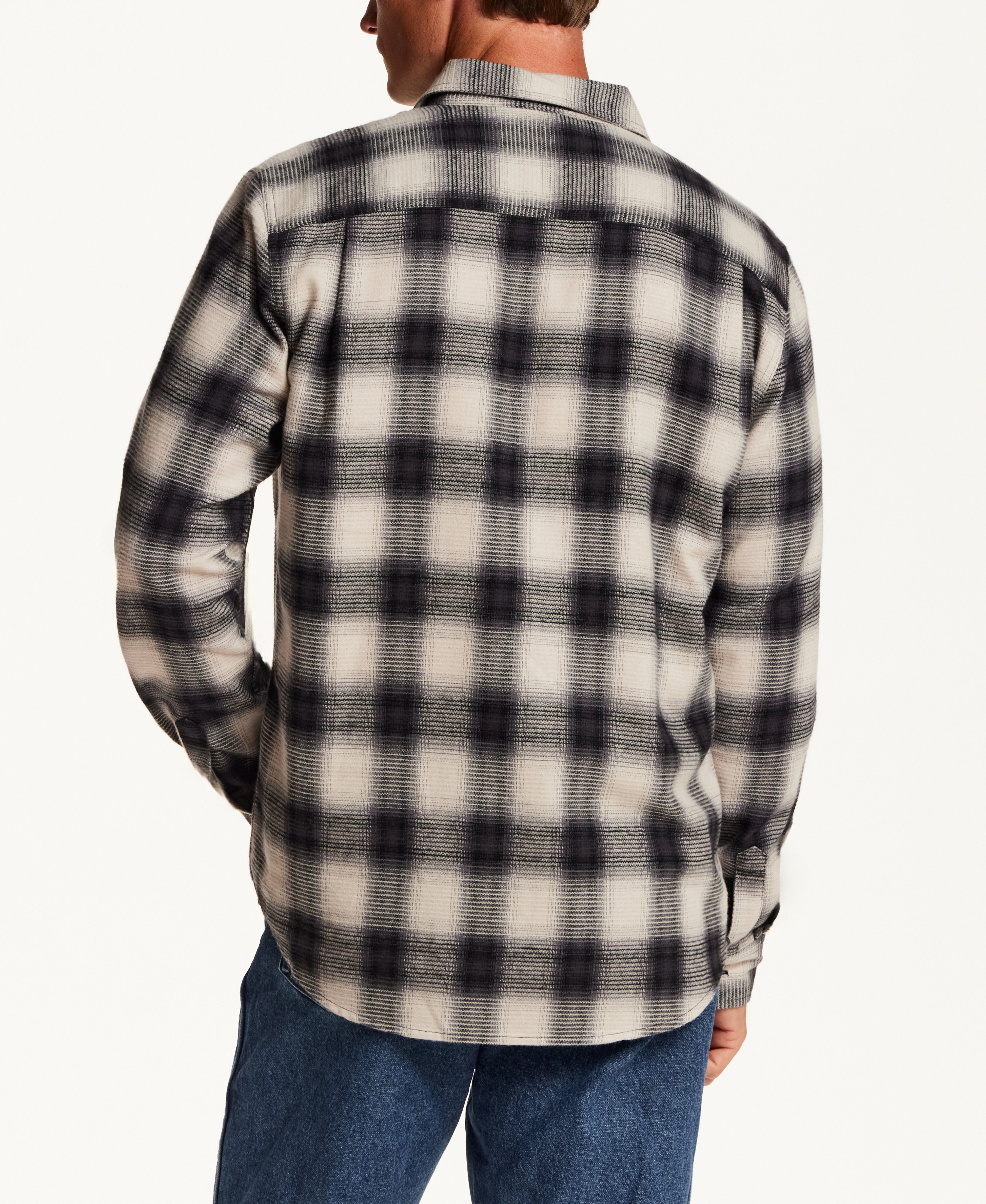 WAFFLE FLANNEL in SILVER LINING (F2685991WV)