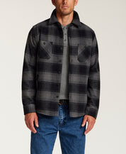 Lumberjack Plaid Shirt Jacket in Phantom