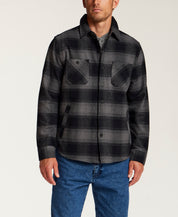Lumberjack Plaid Shirt Jacket in Phantom