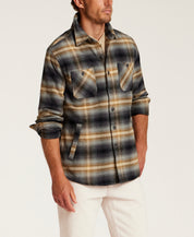 Lumberjack Plaid Shirt Jacket in Poppy Seed