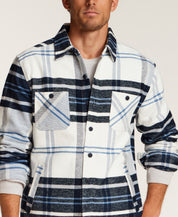 Lumberjack Plaid Shirt Jacket in Spring Lake
