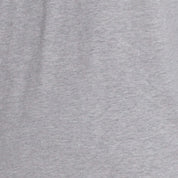 Long Sleeve Brushed Jersey Henley In Light Grey Heather