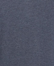 Long Sleeve Brushed Jersey Henley In Maritime Blue fabric texture and color swatch.