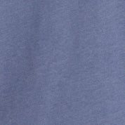 Long Sleeve Brushed Jersey Henley In Medium Blue Heather